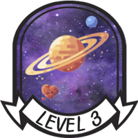 Blast Off Level 3 Badge