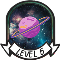 Blast Off Level 05 Badge