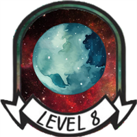 Blast Off Level 08 Badge