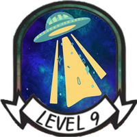 Blast Off Level 09 Badge